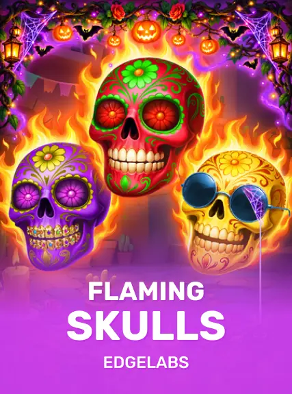 Flaming Skulls game tile